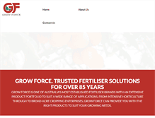 Tablet Screenshot of growforce.com.au